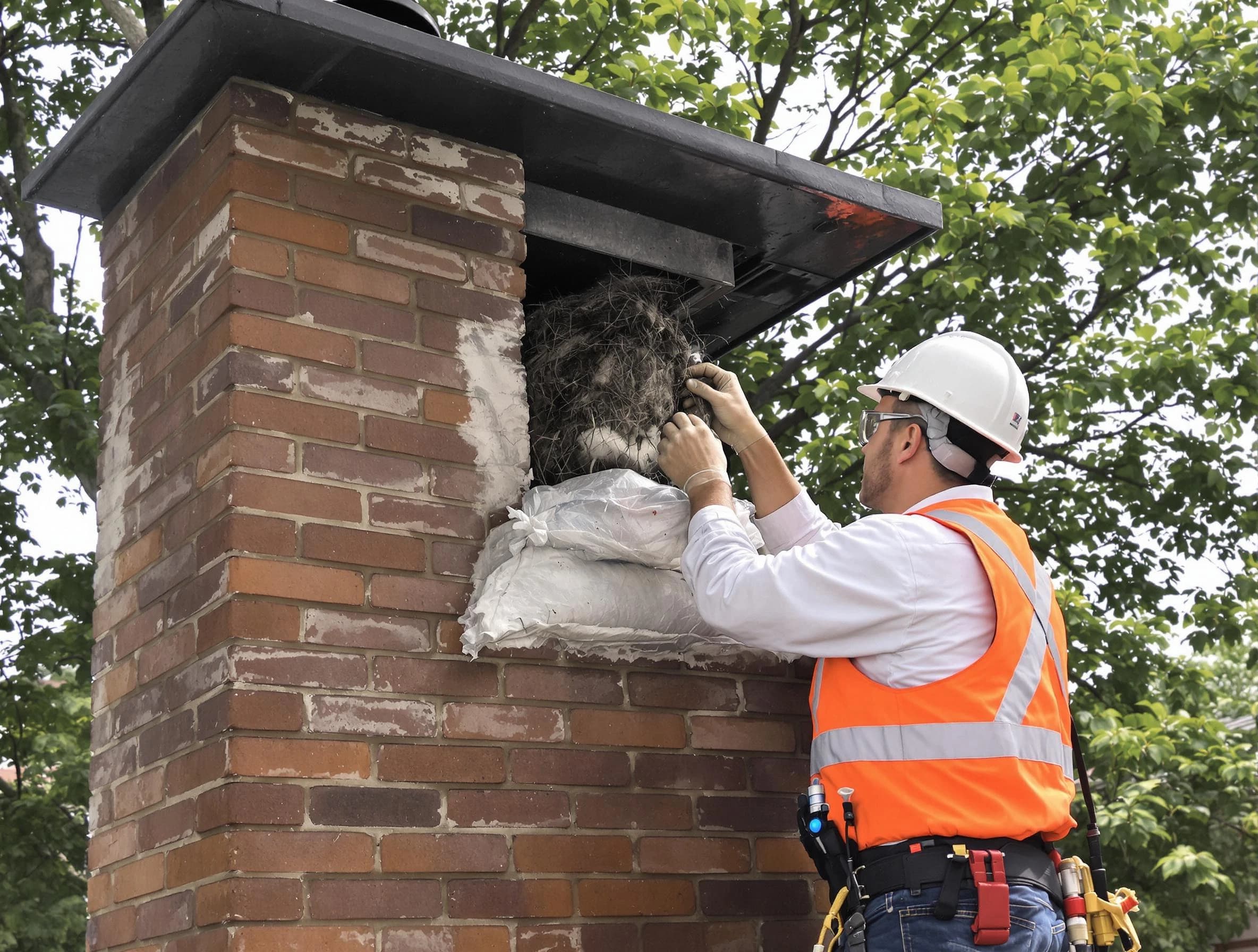 Humane removal of debris and animals by Taylorsville Chimney Sweep in Taylorsville, UT
