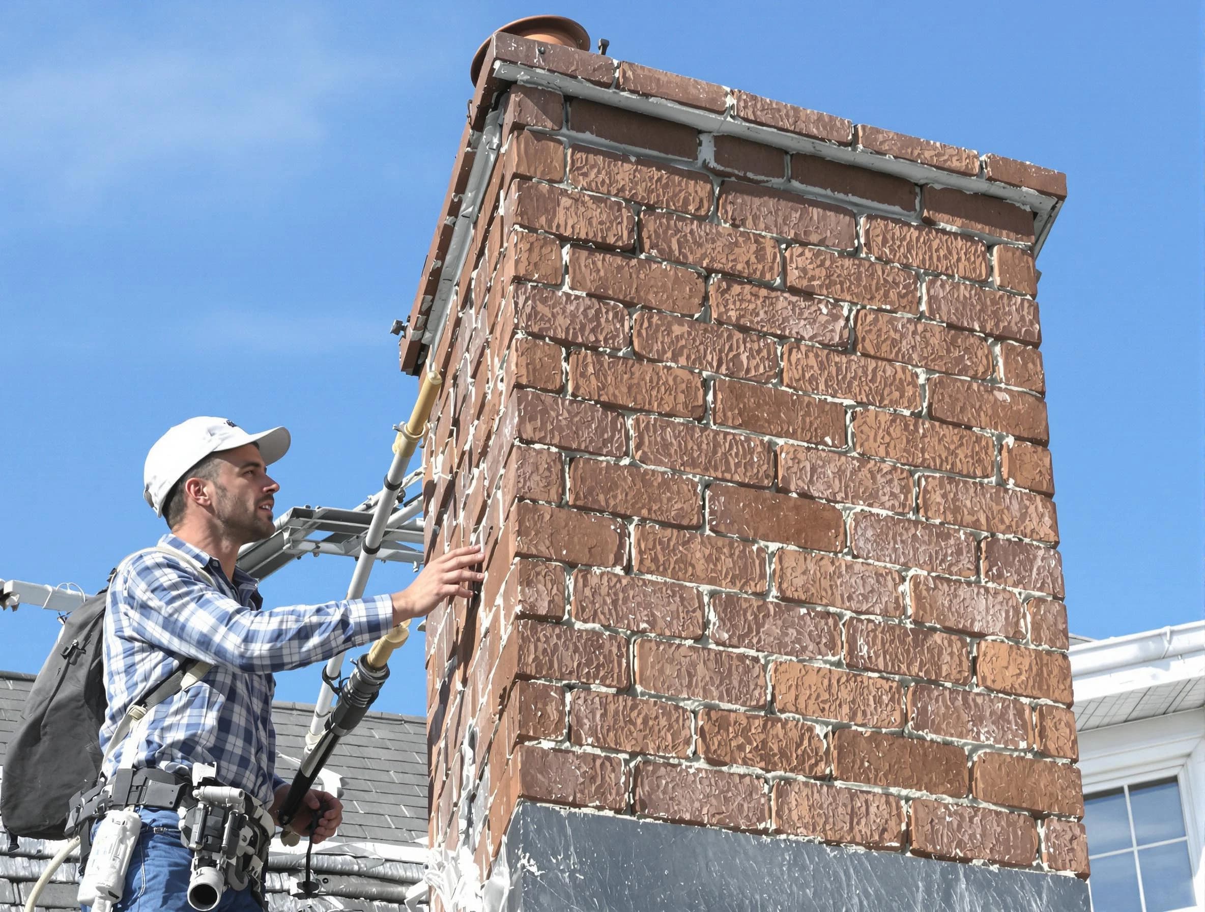 Brickwork for a chimney rebuild by Taylorsville Chimney Sweep in Taylorsville, UT