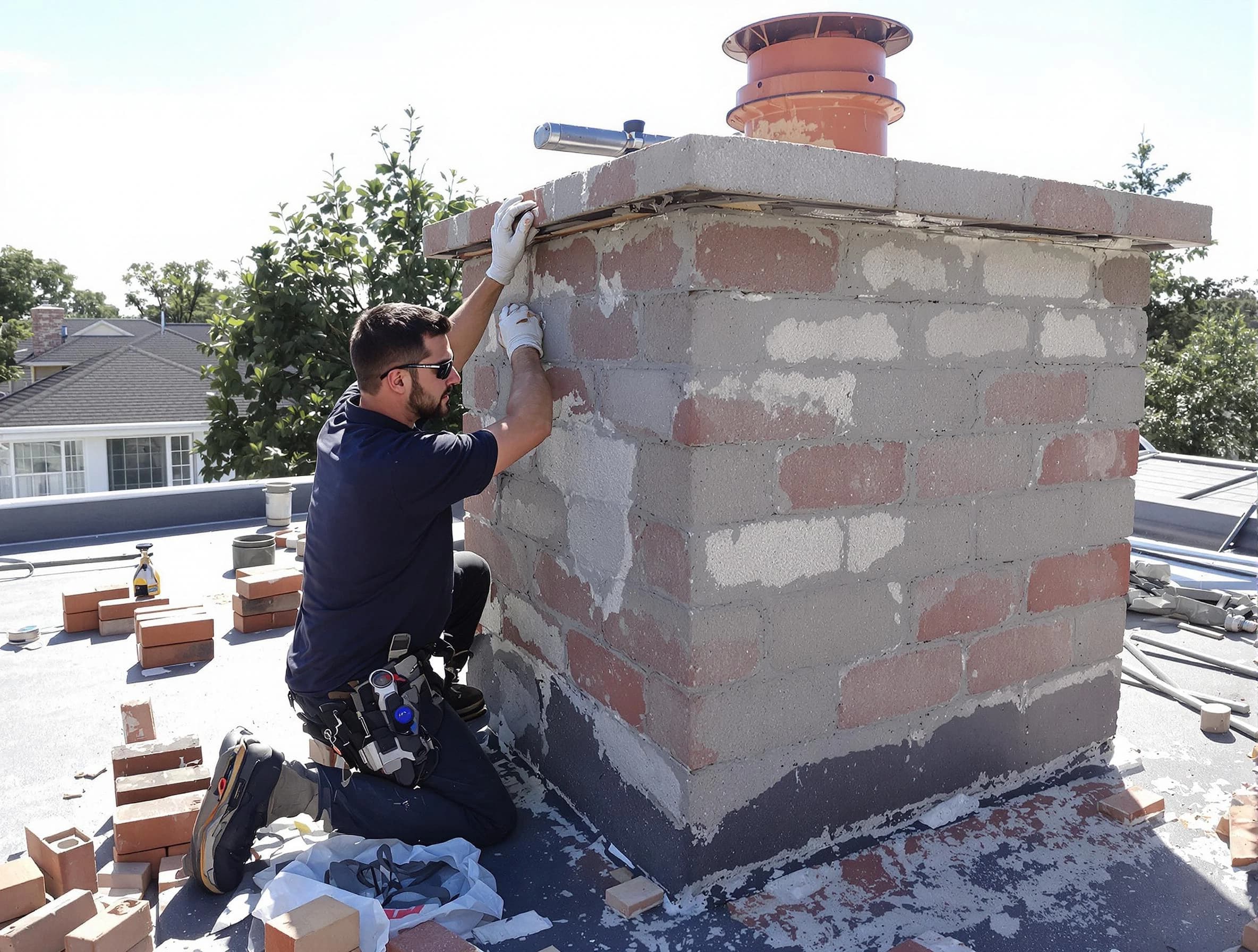 Advanced chimney repair process by Taylorsville Chimney Sweep in Taylorsville, UT