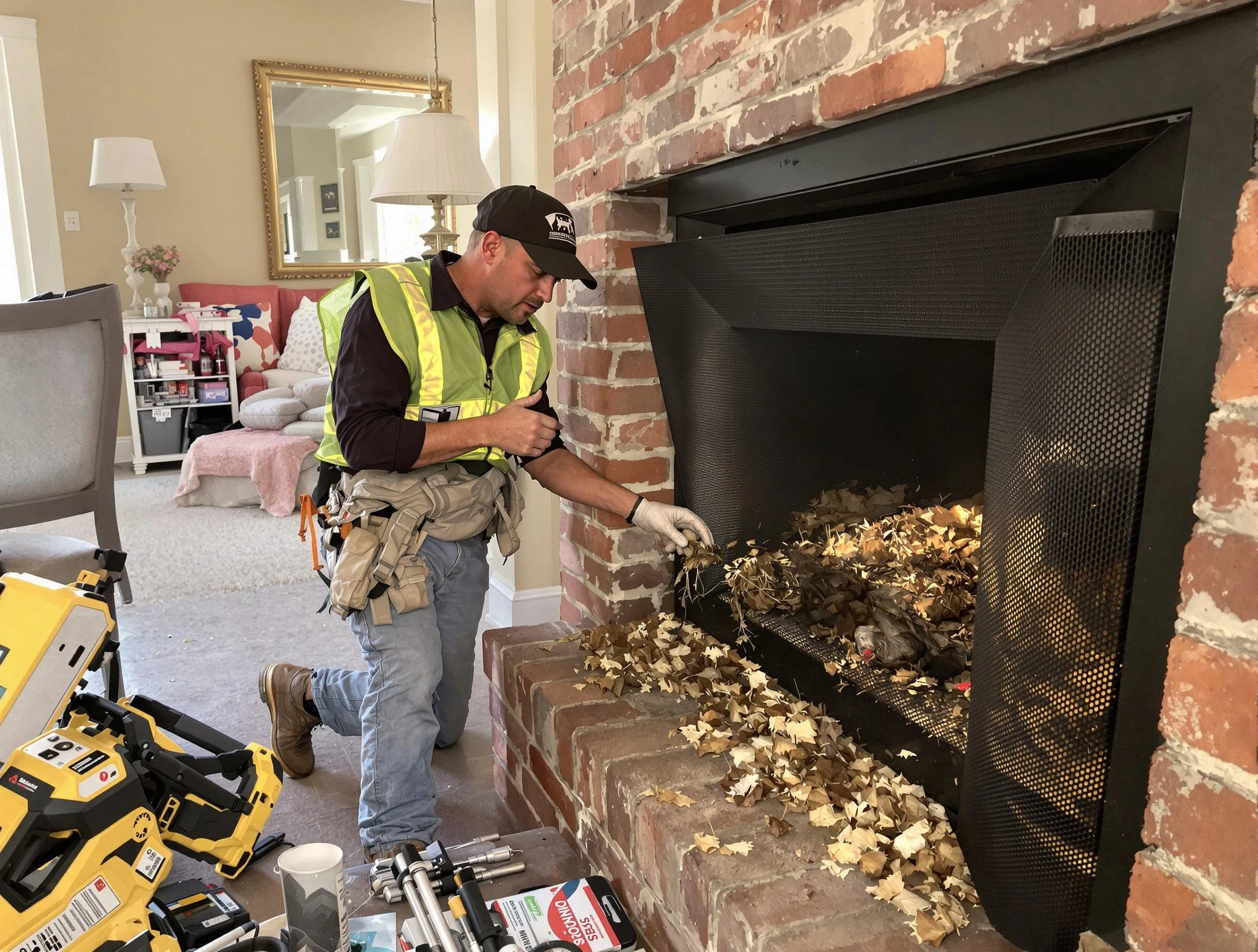 Safe screening installation by Taylorsville Chimney Sweep in Taylorsville, UT